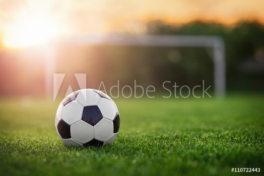 Bild på Soccer sunset  Football in the sunset